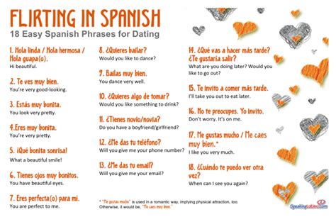 flirting in spanish translation